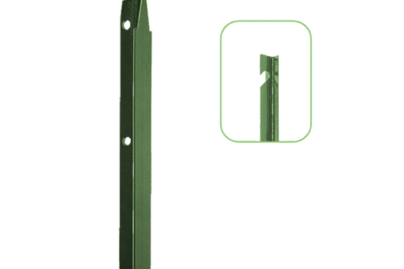 Poteau T vert H.1,45 m