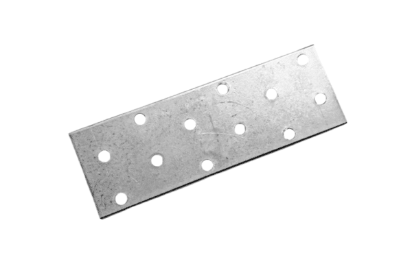 Platine d'assemblage zinguée 40x120 mm – Image 1