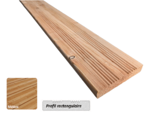 Lame Terrasse Mélèze 27x145 en 3 m – Image 2