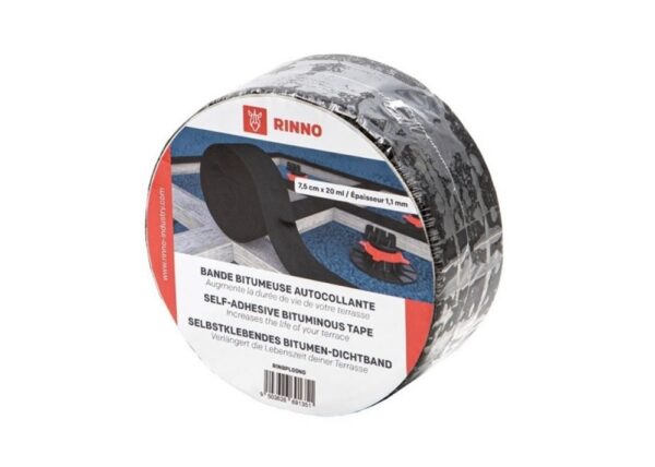 Bande goudronnée de protection de lambourde