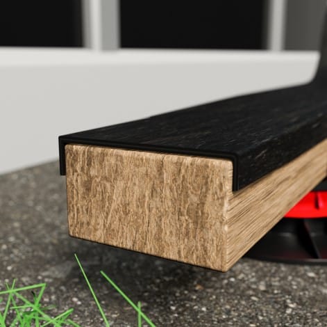 Bande goudronnée de protection de lambourde