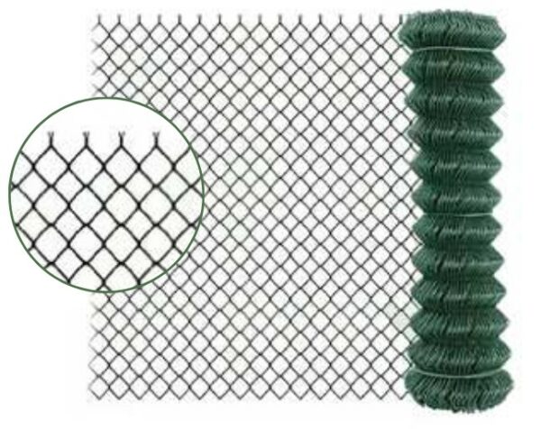 Grillage simple torsion vert en rouleau 25 m – Image 1