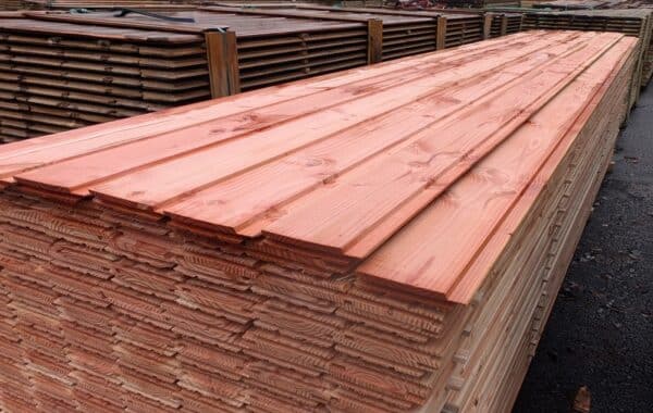 Bardage Douglas 22x135 mm en 5 m