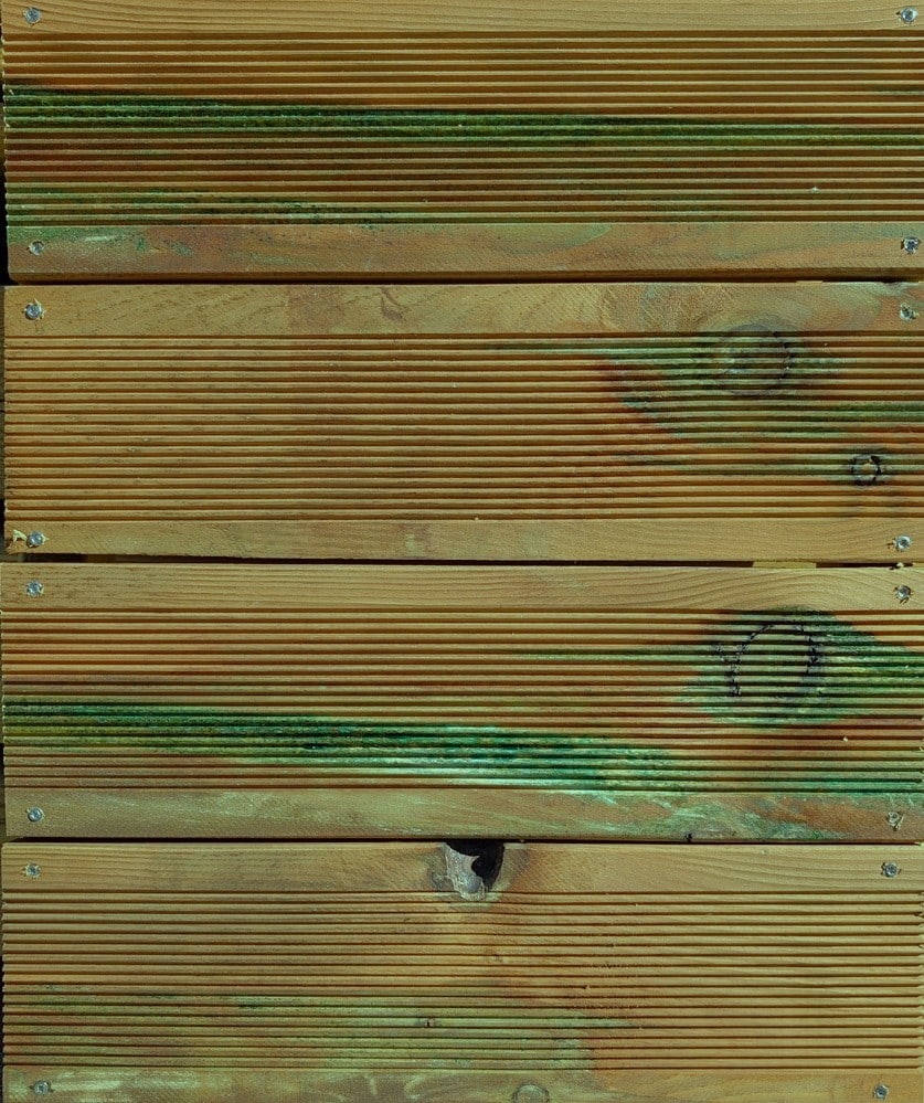 Lame de Terrasse Autoclave 24x145 mm en 2,50 m - Vert – Image 1