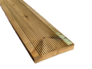 Lame de Terrasse Autoclave 24x145 mm en 2,50 m - Vert – Image 2